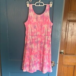 SO Pink and Purple Tie-Dye Top